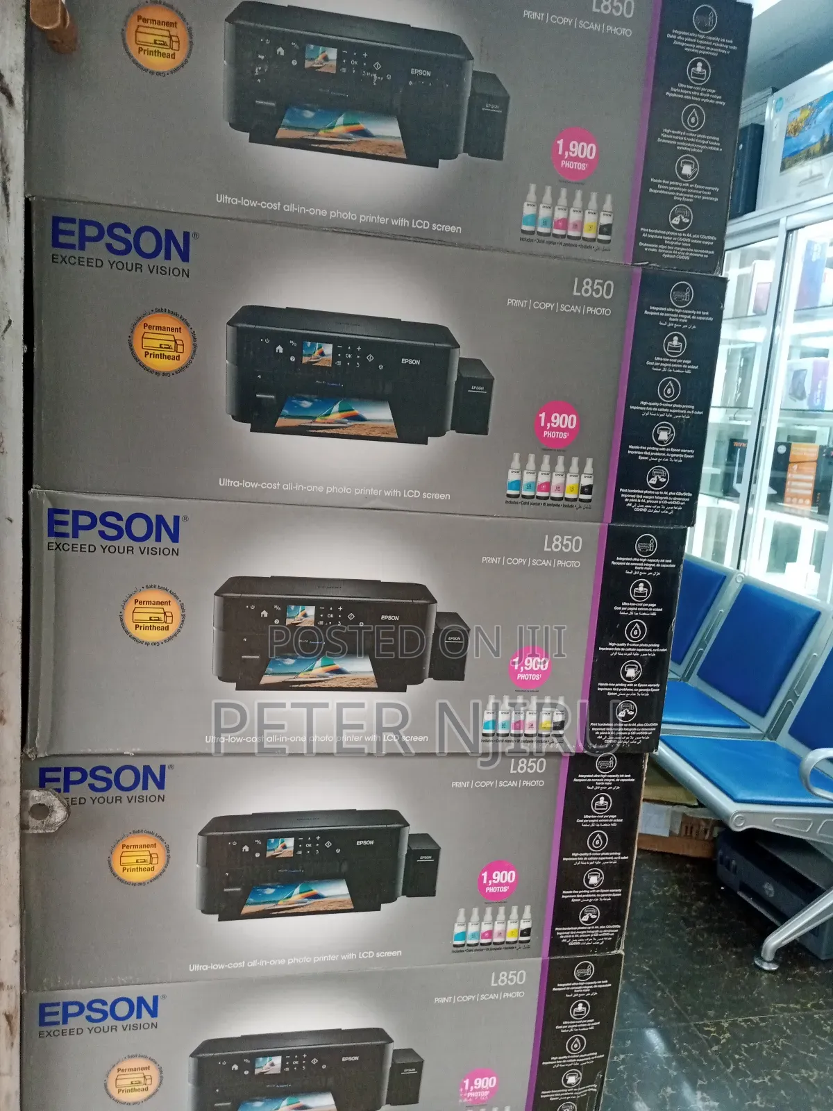 Epson L850 Photo All in One Ink Tank Printerksh79,999
