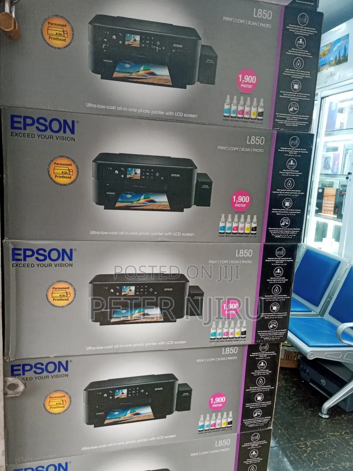 All in One Ink Tank Printer Epson L850 Photo