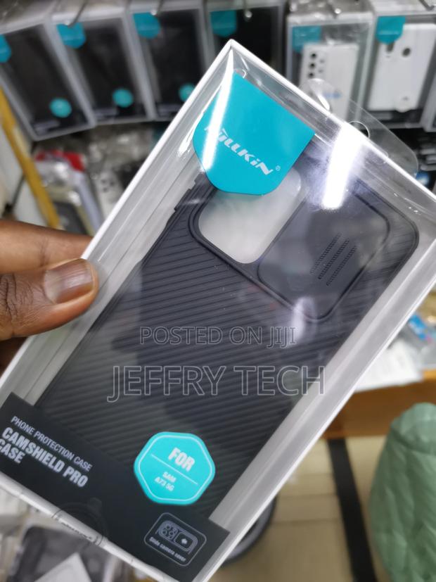 Nilkin Camshield Case for Samsung Galaxy A73,Black - main view