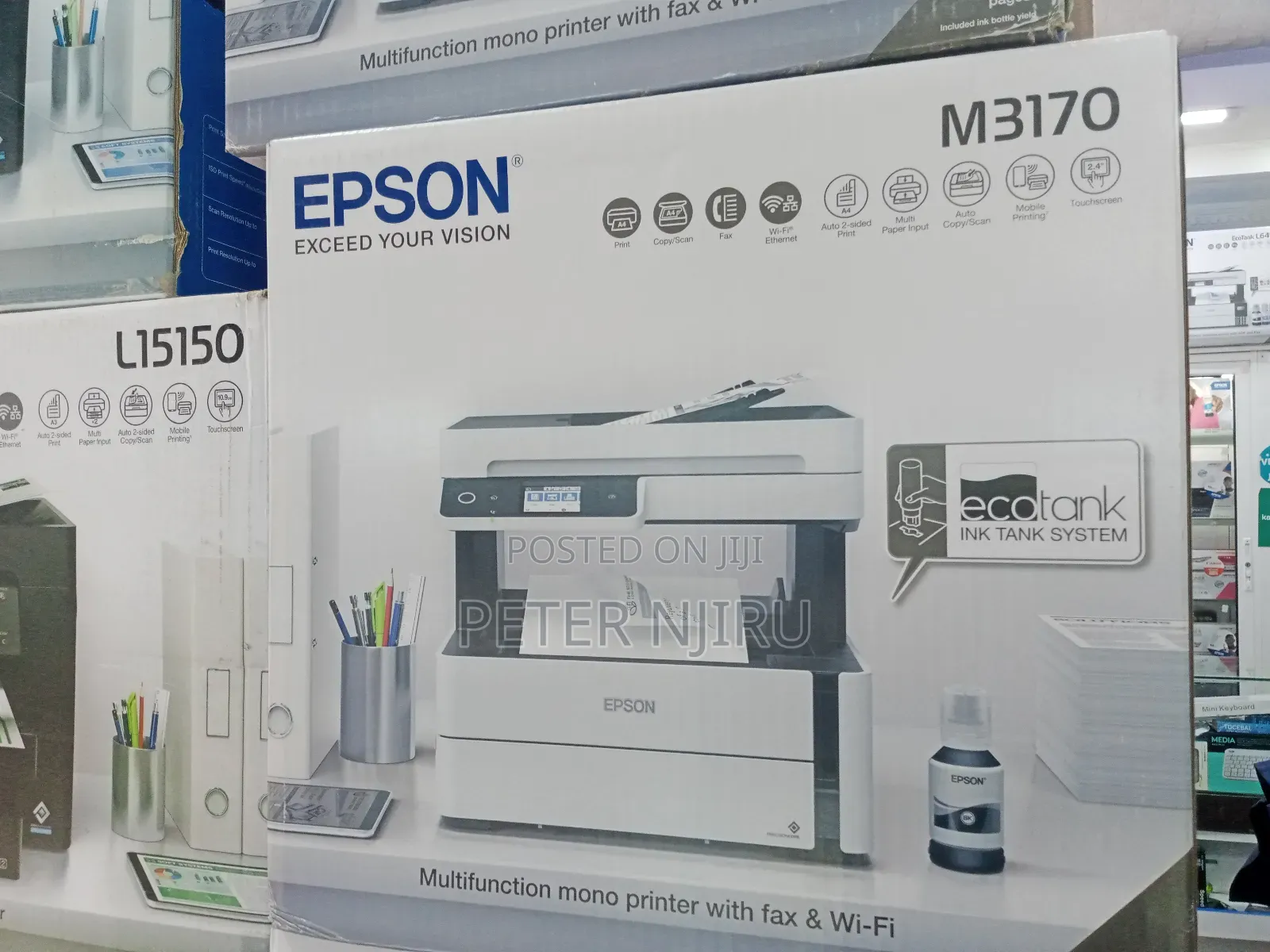 Epson Ecotank Monochrome M3170 All-in-One Duplex Wi-Fi Print