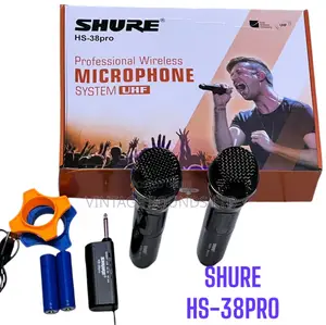 Shure Hs38 Pro Professional Uhf Microphones System