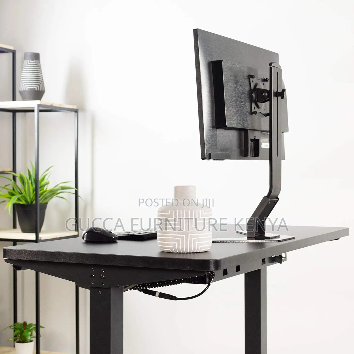 Clerical Desk:1600mm Sit Stand Height Adjustable Table