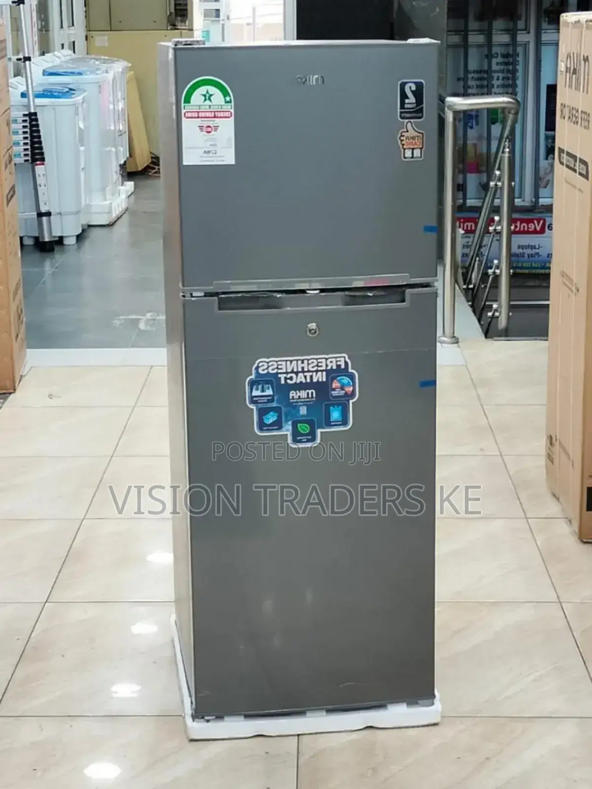Mika Refrigerator 138ltrs Double Door Defrost Refrigerator