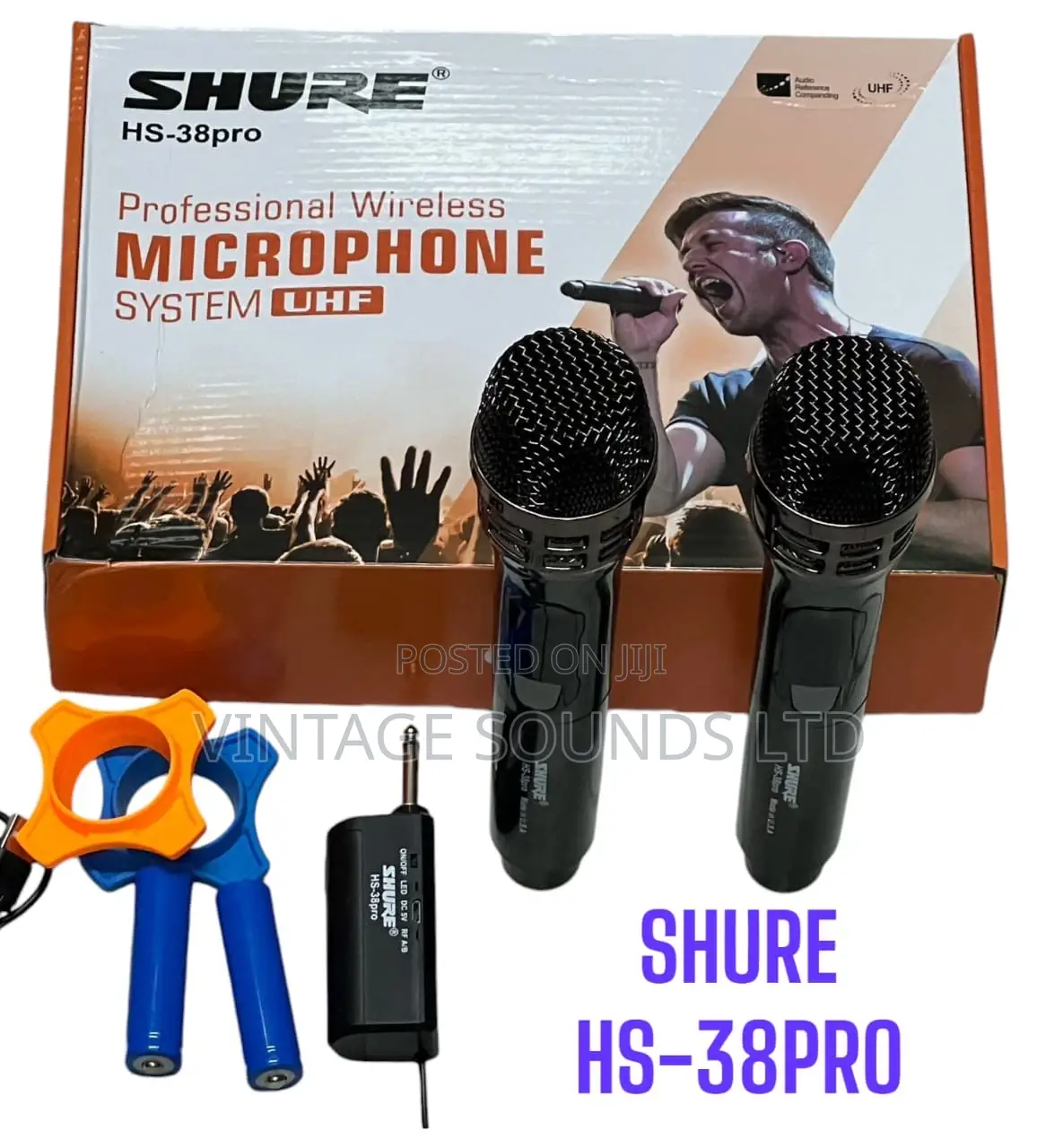 Shure Hs-38 PRO Professional Uhf Dynamic Microphone