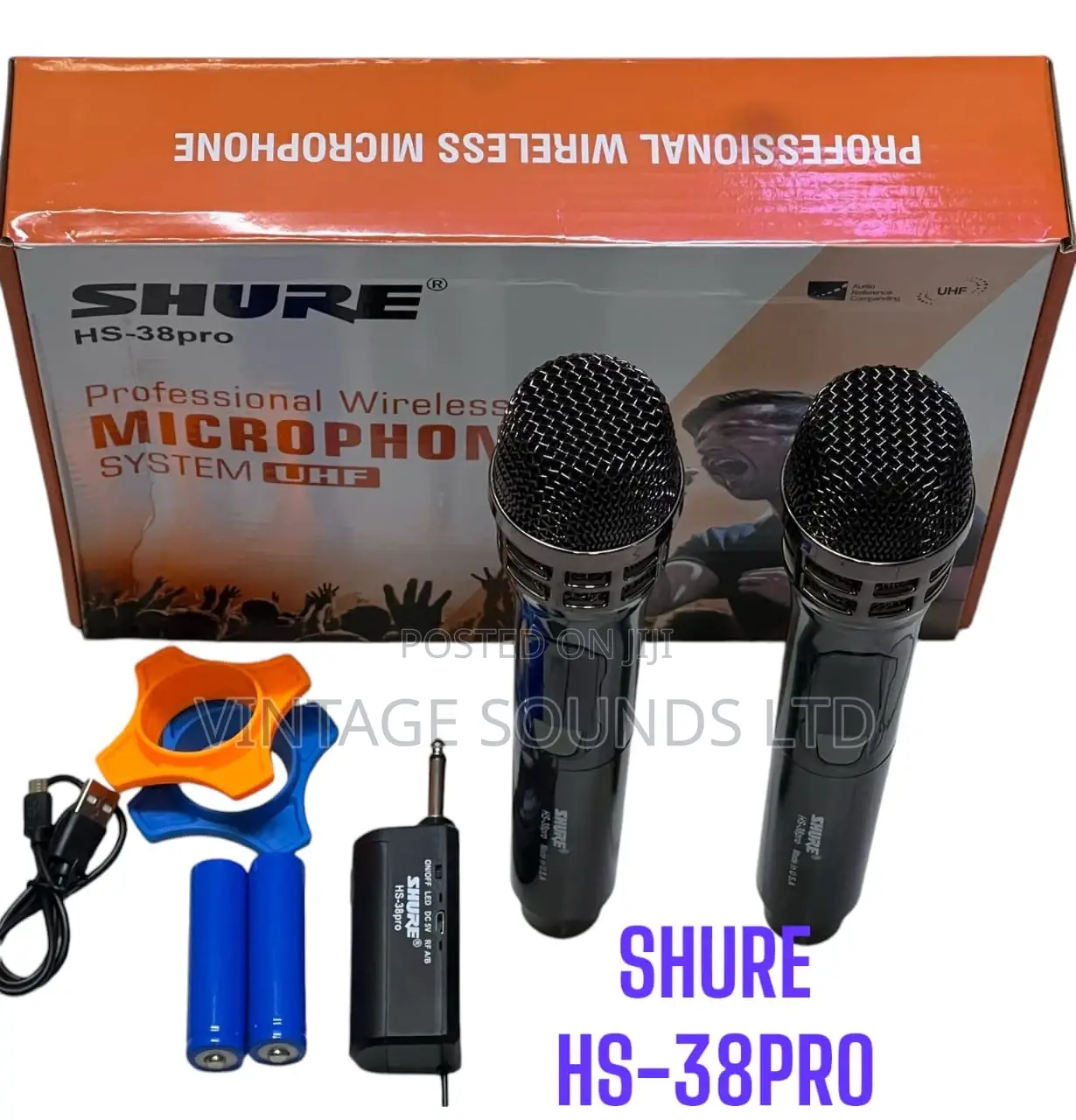 Shure Hs-38 PRO Professional Uhf Dynamic Microphone