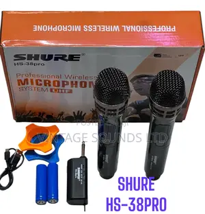 Shure Hs-38 PRO Professional Uhf Dynamic Microphone