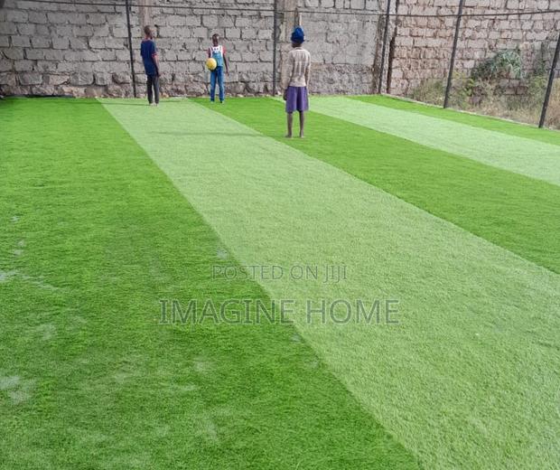 Big 50mm Artificial Green Grass Carpet, Football Ground