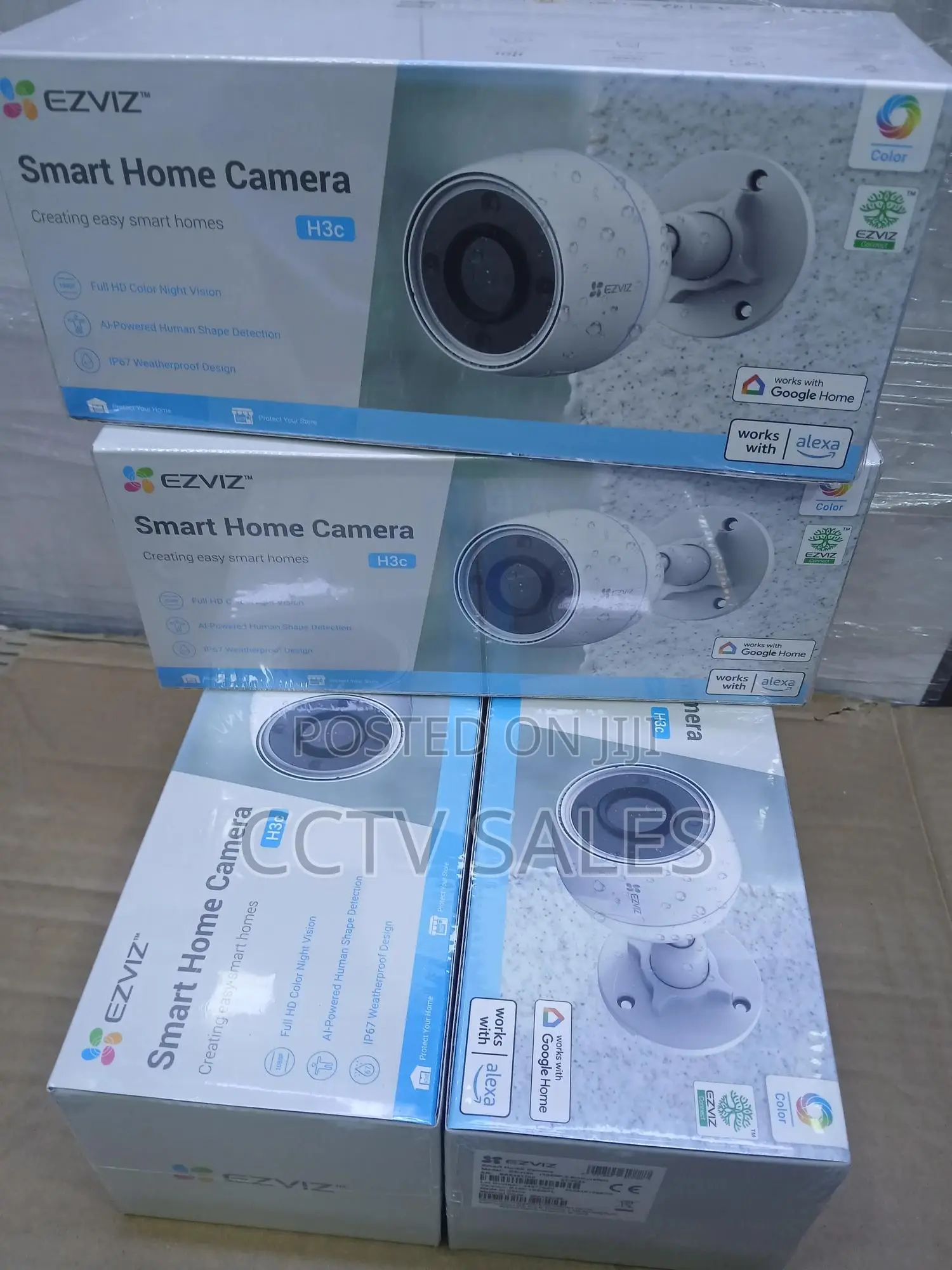 IP67 Weatherproof Design Full HD Color Ezviz Outdoor Camera