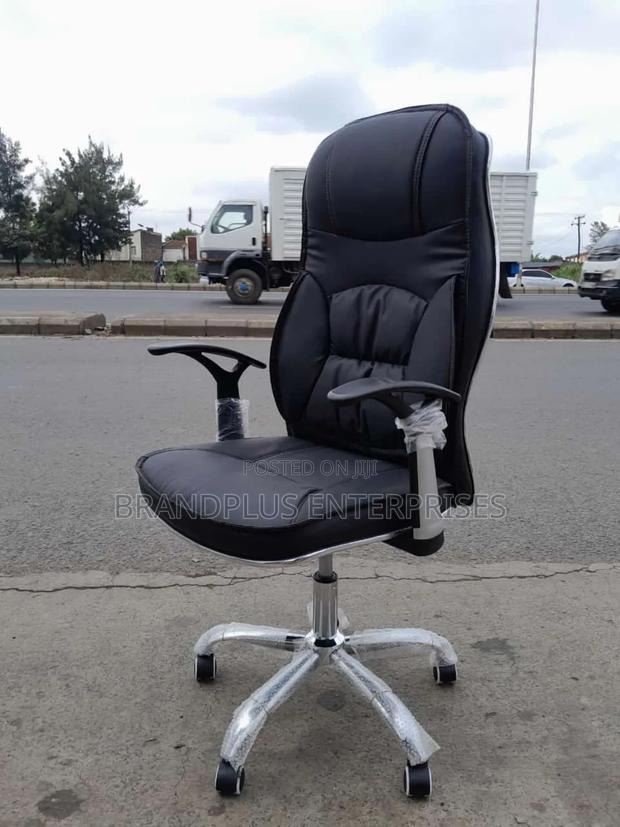 Executive Black Leather Chair