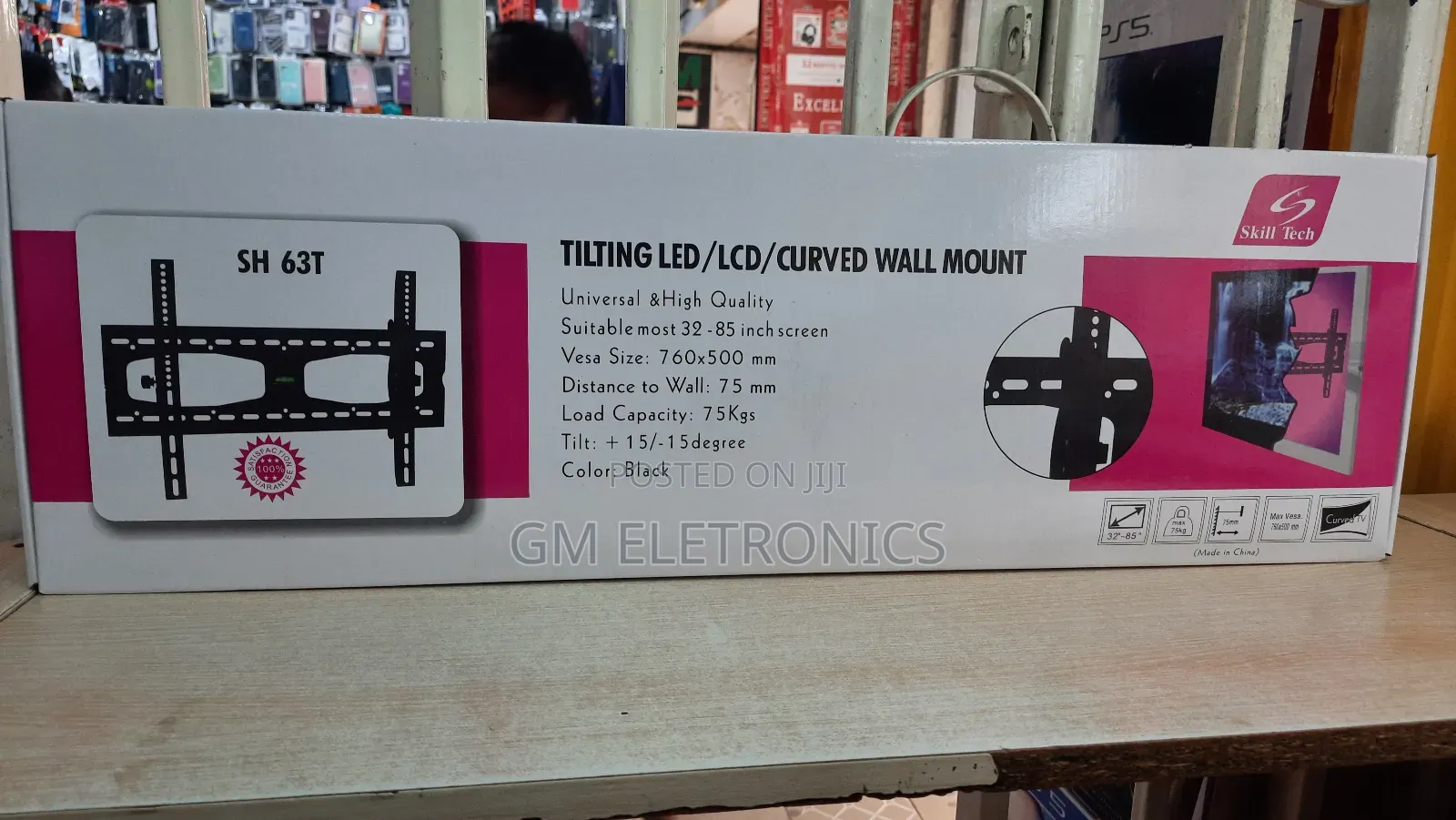 Universal Tilting Sh63t Wall Mount Suitable for 32"-85" TVS