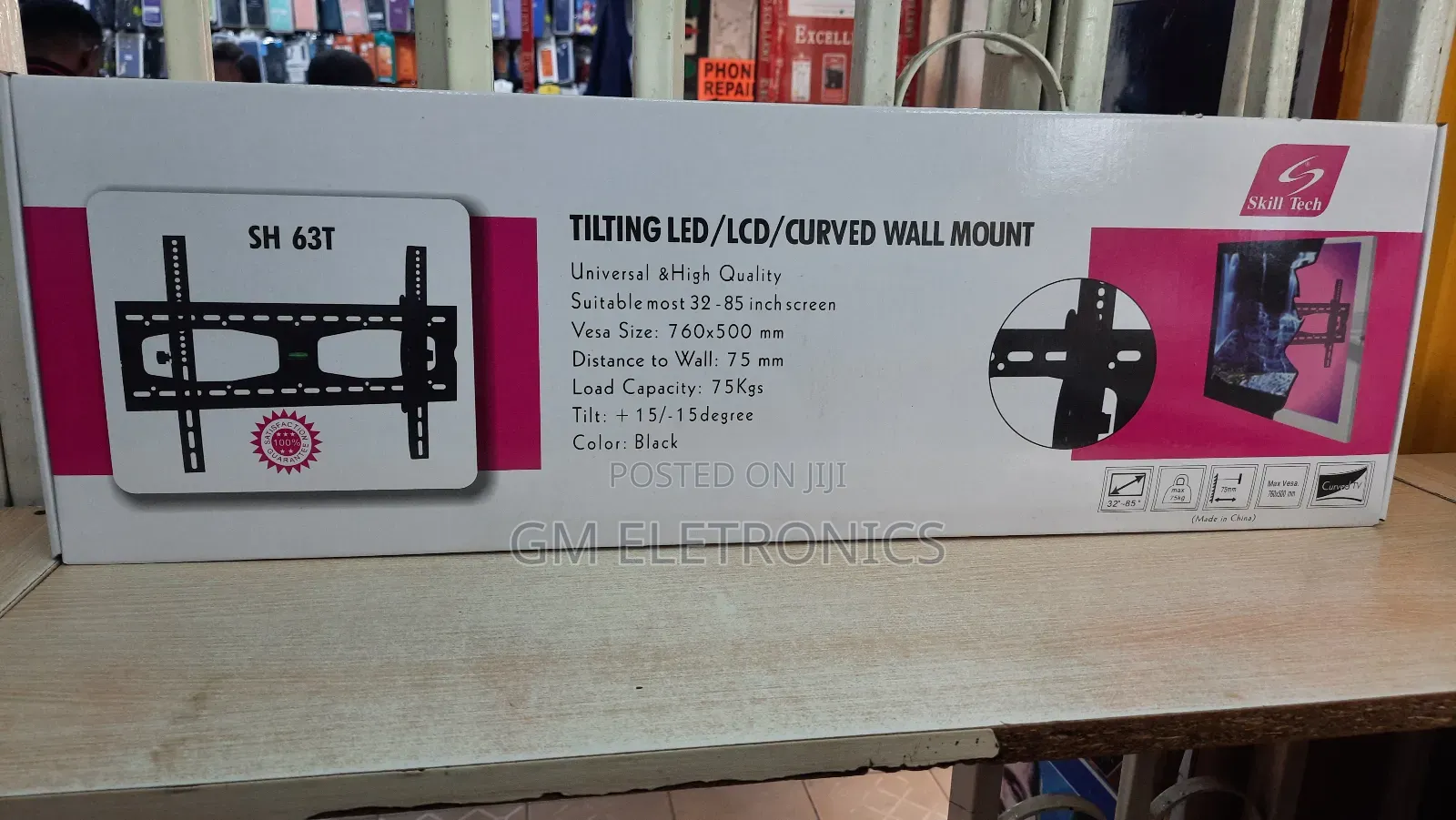Universal Tilting Sh63t Wall Mount Suitable for 32"-85" TVS