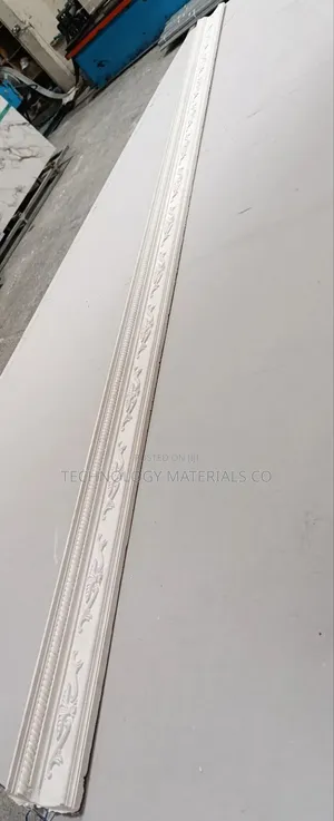 Gypsum Cornices(Intricate Floral Leaf Designs), 4 Inches.