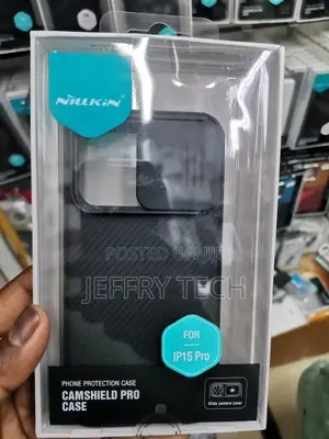 Nillkin Camshield Cphone Case for iPhone 15 Pro -Black