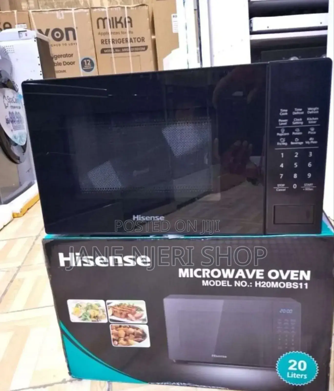 Original Hisense Black Digital Microwave