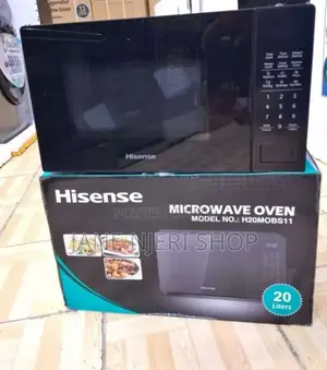 New Hisense Black Digital Microwave
