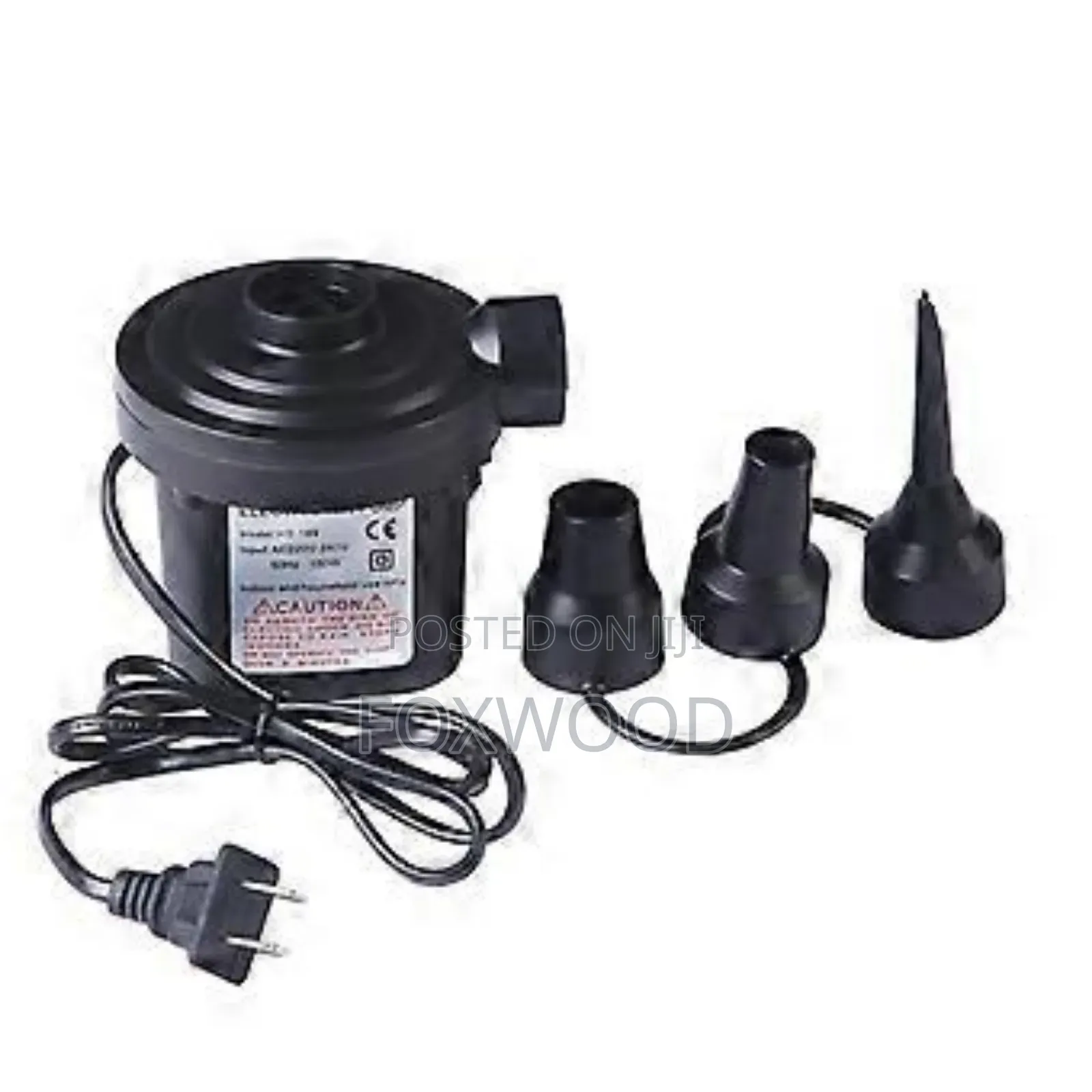 Ac Electric Air Pump for Inflatables With 3 Nozzles