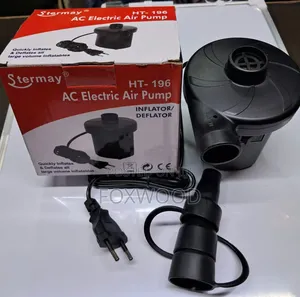 Ac Electric Air Pump for Inflatables With 3 Nozzles