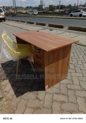 Executive Study Table And Modern Office Chair