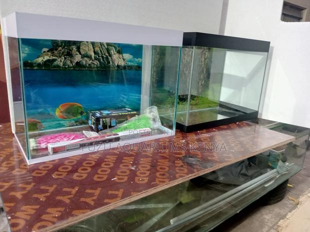 Brand New Aquarium With 10fish and Complete Deco - thumbnail 2