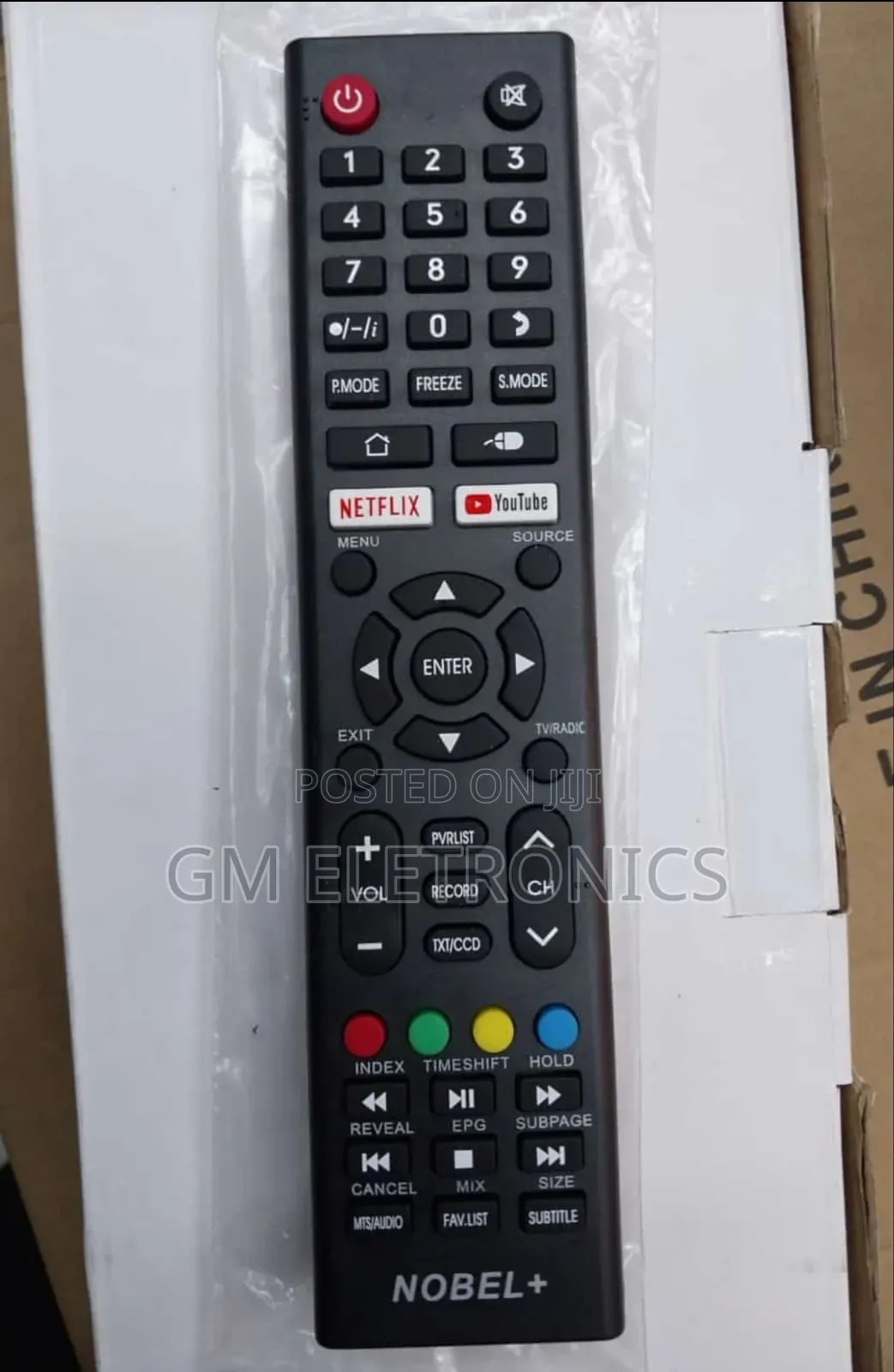 New Noble Plus Smart Television Replacement Remote Control.