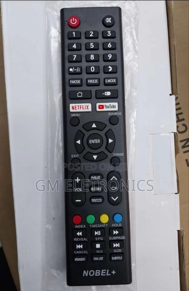 New Noble Plus Smart Television Replacement Remote Control. - main view
