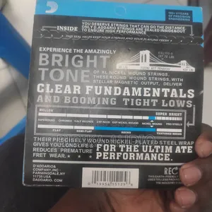 D Addario Bass Guitar 4 Strings