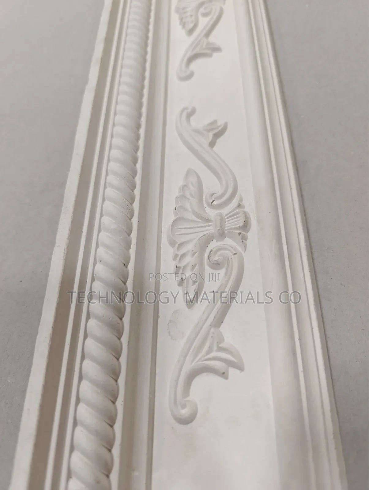 Gypsum Cornices(With Floral And Scrollwork Design),4 Inches.