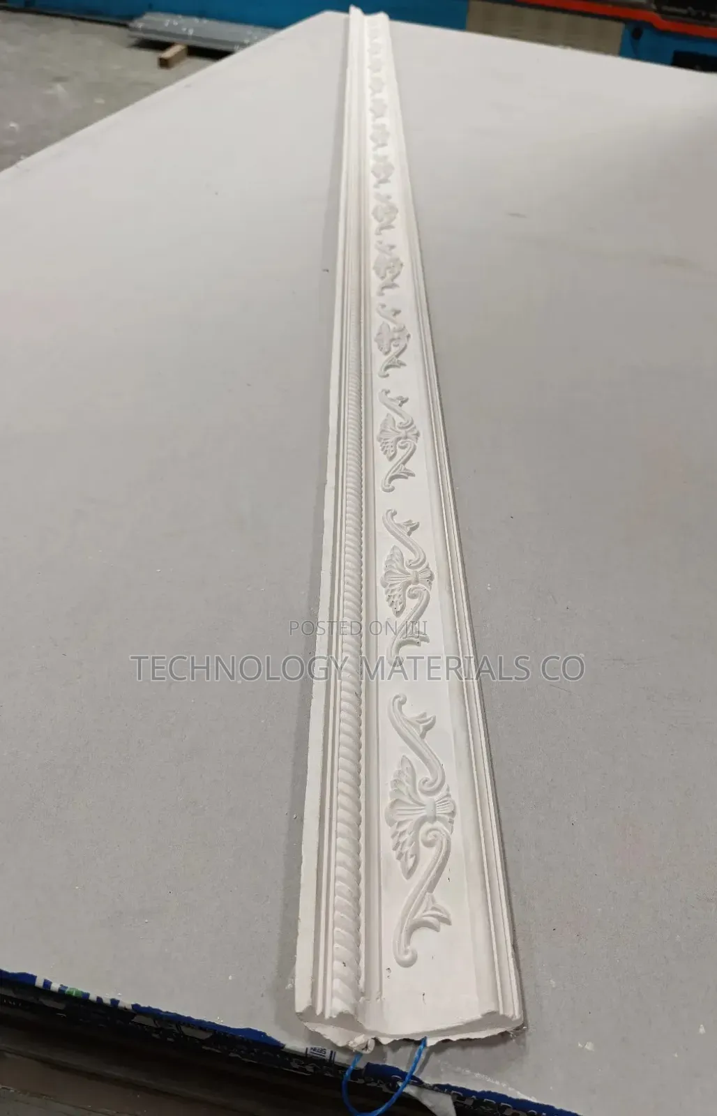 Gypsum Cornices(With Floral And Scrollwork Design),4 Inches.