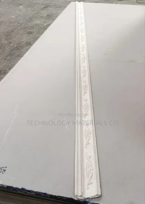 Gypsum Cornices(With Floral And Scrollwork Design),4 Inches.