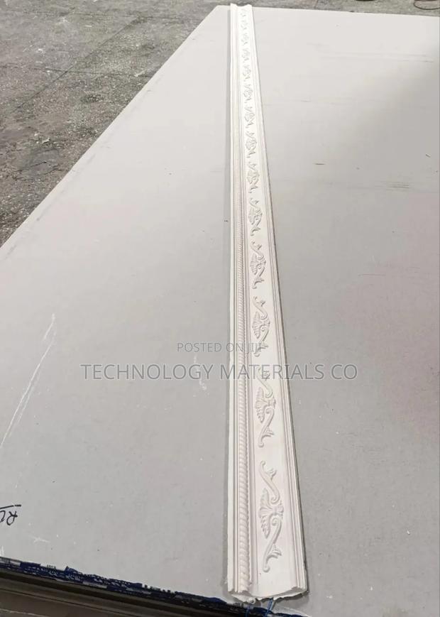 Gypsum Cornices(With Floral And Scrollwork Design),4 Inches. - thumbnail 4