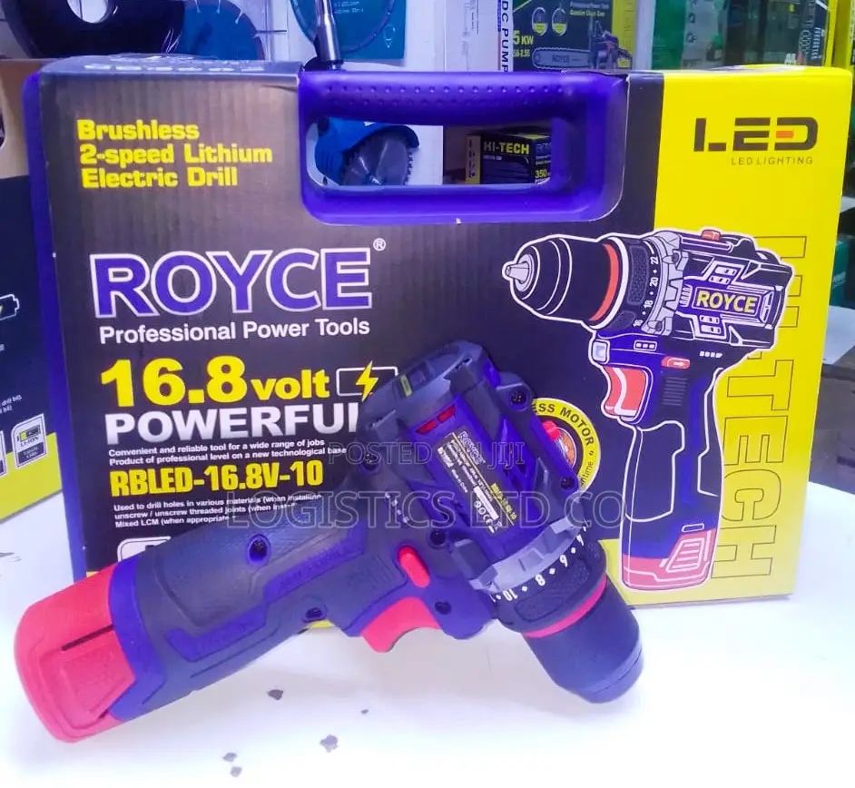 Royce Cordless Drill 16.8v Brushless.