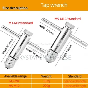 Thread Ap Wrench 2pcs Set M5-M12