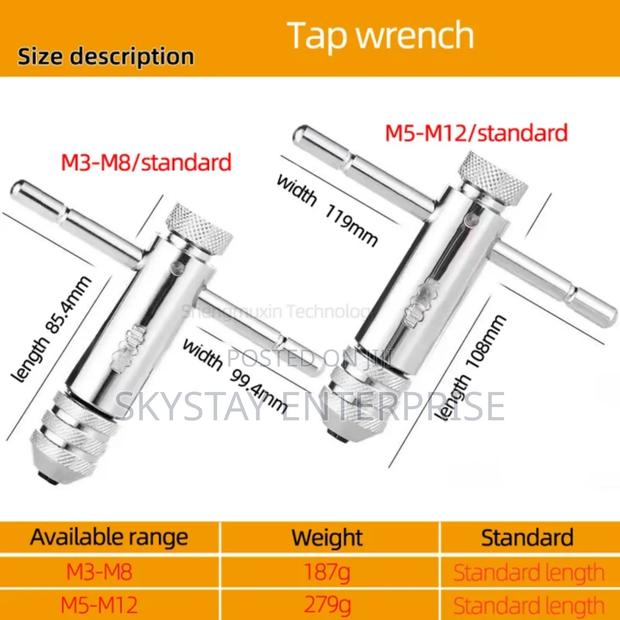 Thread Ap Wrench 2pcs Set M5-M12 - thumbnail 6