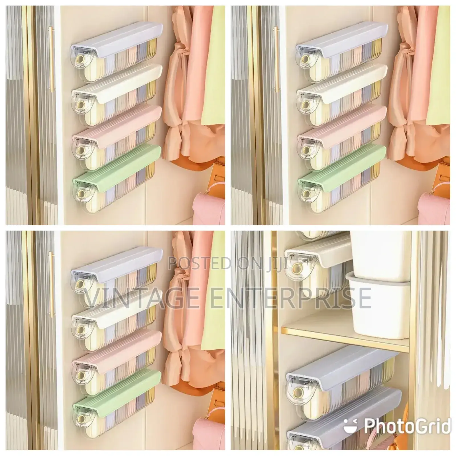 *Wall Mounted Underwear Socks Storage Box*