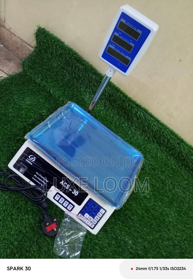 Acs Digital Weighing Scale 30kgs - main view