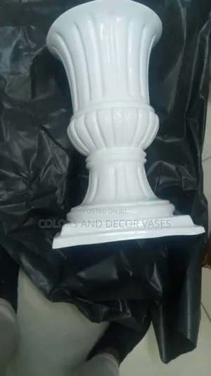 Glass Fibre Vases White