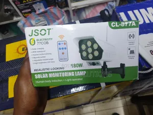 Solar Monitoring Lamp With Motion Sensor