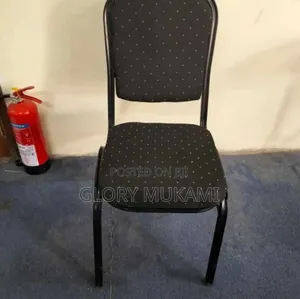 Imported Black Conference Chair With Book Holder