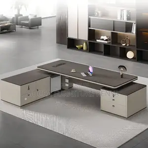 Office Tables:1800mm Managers Writing Table With Drawers