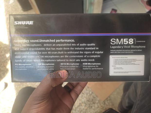 Sm58 Shure Corded Microphone - thumbnail 2