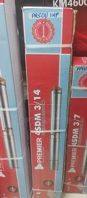 Premier Deep Well Submersible Pump 1HP 90m Head 1.25" Outlet