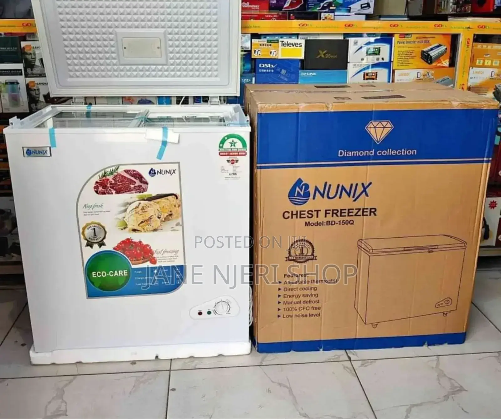Brand New 150litres Nunix Freezer