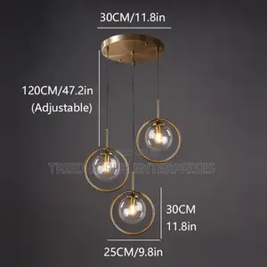 Modern Glass Globe Pendant Light Yt6