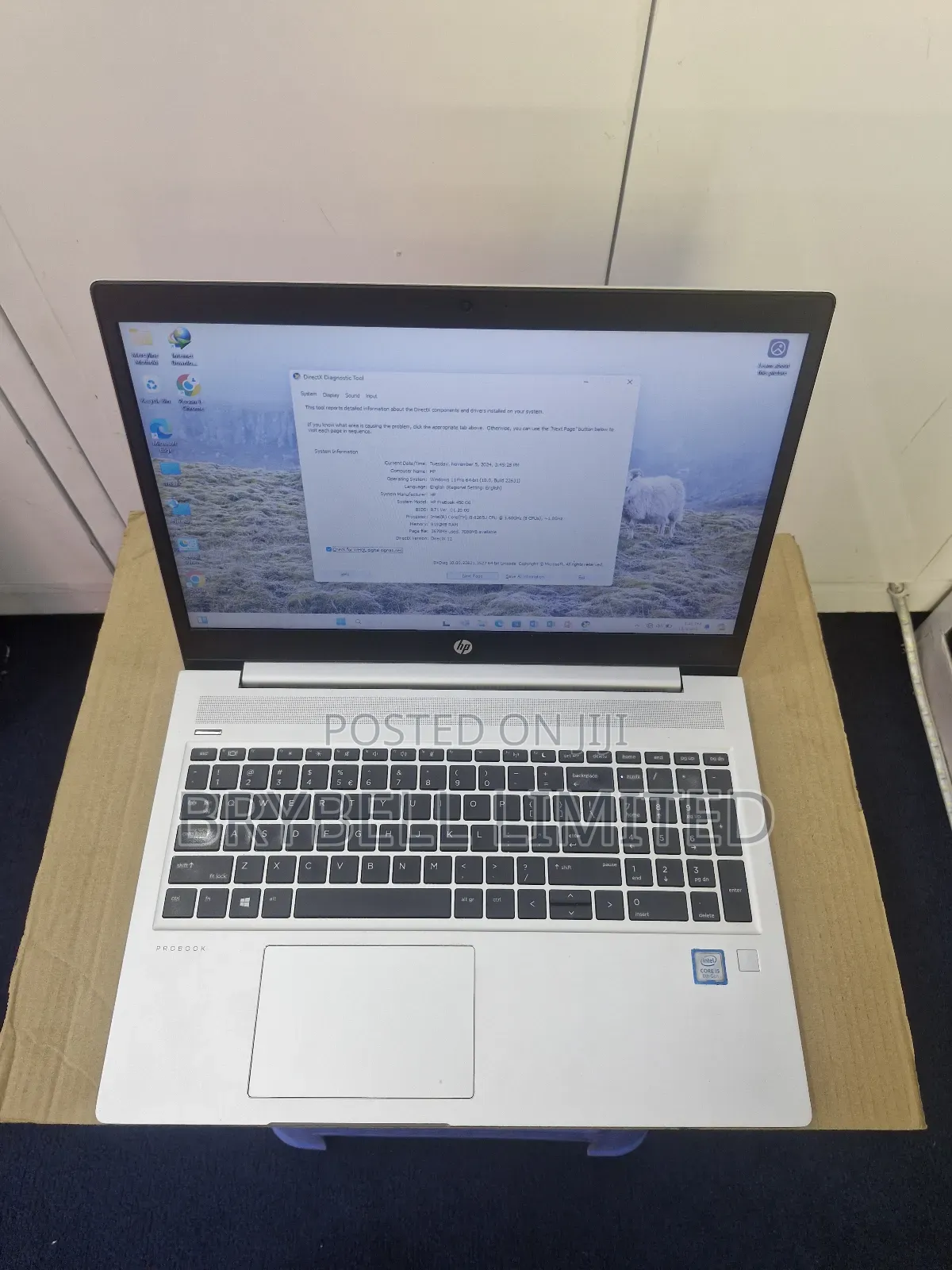 Laptop HP ProBook 450 G6 8GB Intel Core i5 SSD 500GB