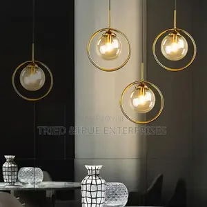 Elegant Hanging Vintage Glass Globe Pendant Light Rw3