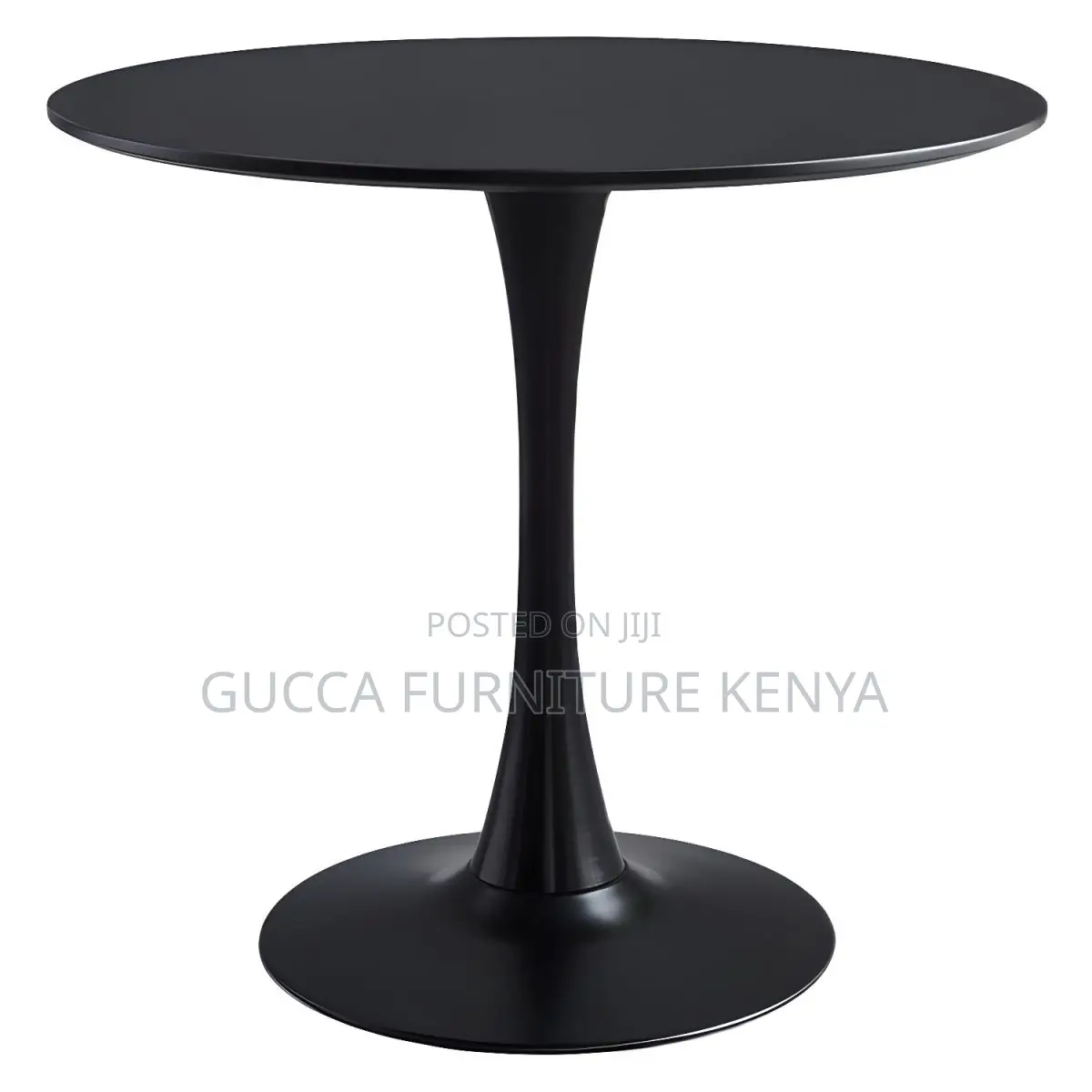 Dining Tables: Round Modern Style Solid Wood Dining Table
