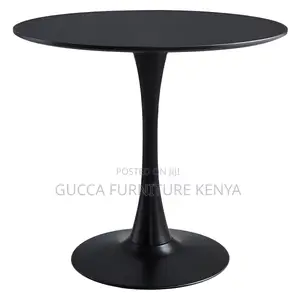 Dining Tables: Round Modern Style Solid Wood Dining Table