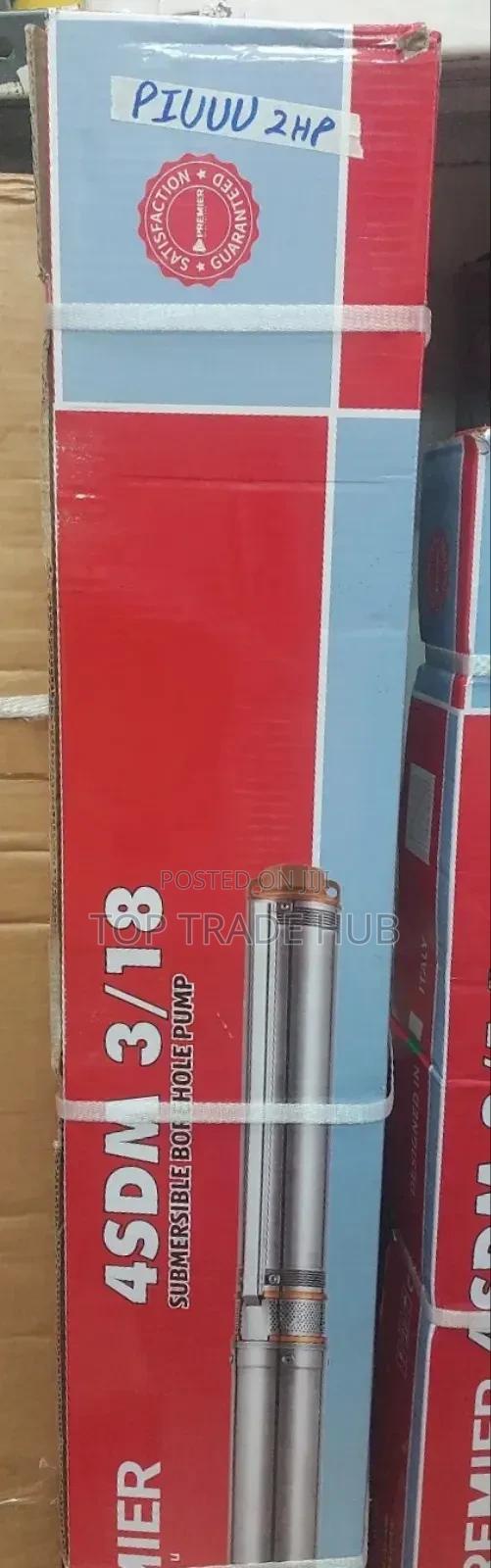 Premier Borehole Submersible Pump 2HP 130m Head