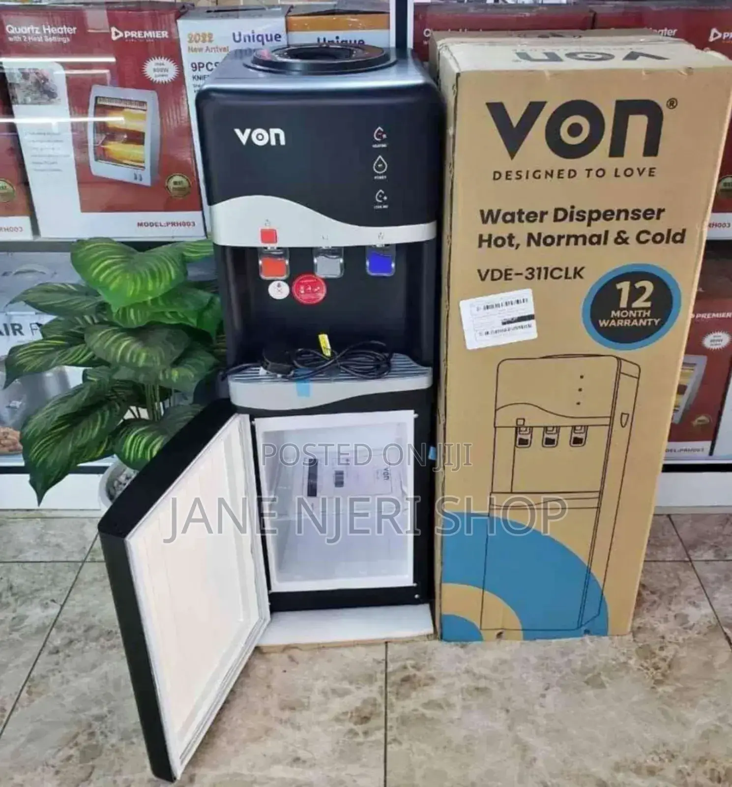 Affordable Von Black 3taps Dispenser