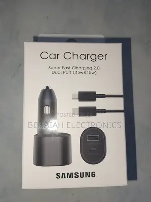 Car Charger Dual Port,45 Watts.Super Fast Charger